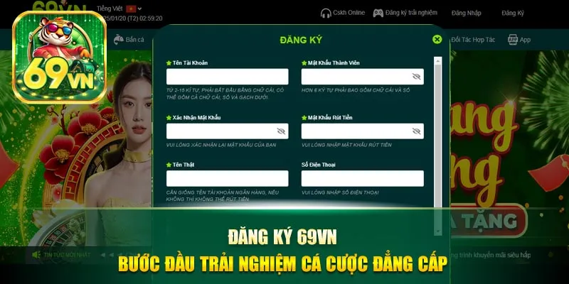 đăng ký 69vn