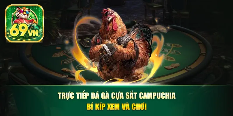 Trực tiếp đá gà cựa sắt campuchia 69VN